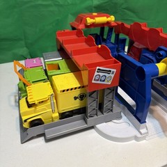 Paw Patrol Big Truck Pups HQ Truck Stop Lot With Trucks And Figures Working