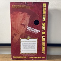 2001 Sideshow Gunnery Sgt. R Lee Ermey 12” Motivational Talking Action Figure