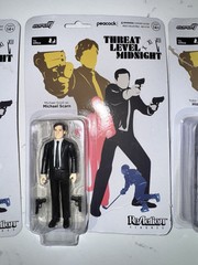 The Office Threat Level Midnight ReAction Figure x Super7. Set Of 3.