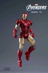 ZD-MK6: ZD Toys Marvel Iron Man Mark 6 Mark VI 7inch action figure, US Seller