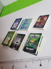 Mini Brands Books Lot Set of 6 Miniature 1/6 Scale Accessories Zuru Toys