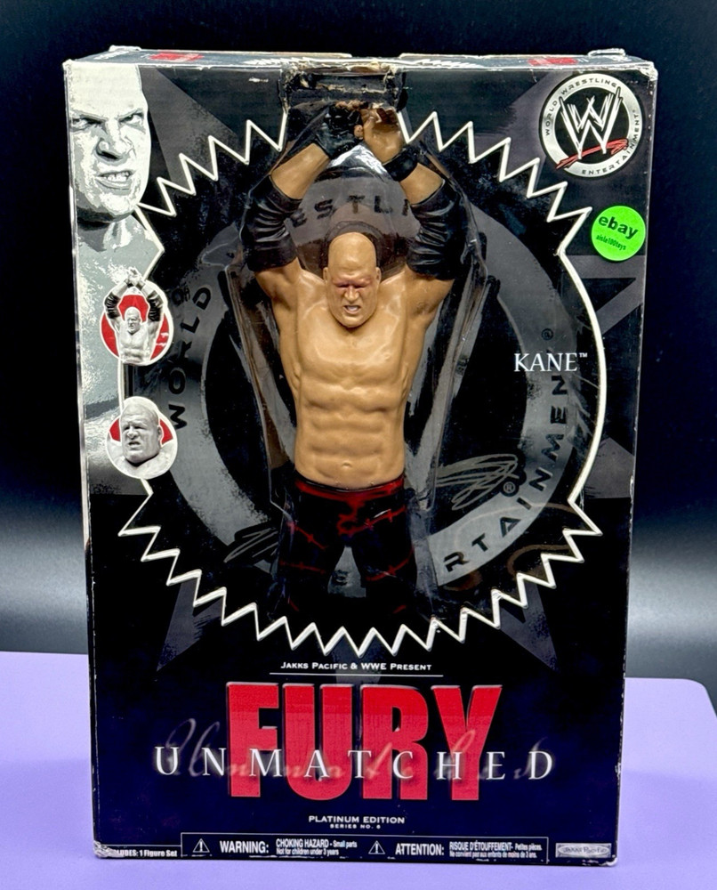 WWE KANE Jakks Pacific Unmatched Fury Platinum Edition Series 6