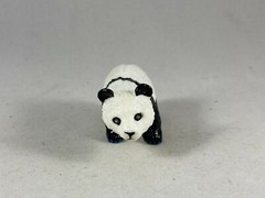Realistic Black and White PANDA BEAR Plastic Toy Figurine, 2″ Long