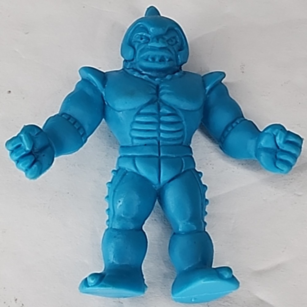 80’s M.U.S.C.L.E. Men 2″ #181 Light Blue Black Bear Figure Kinnikuman Mattel
