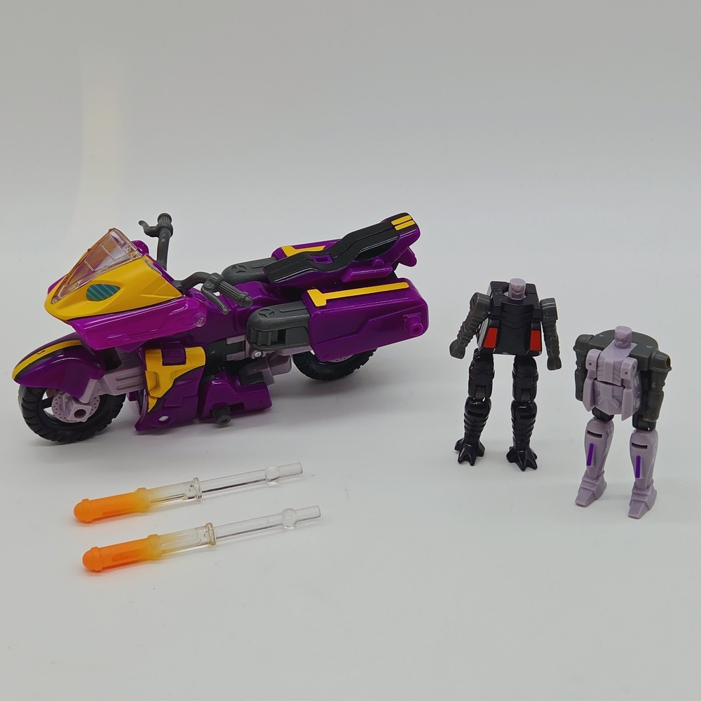Transformers Armada Sideways Motorcycle W/ Crosswire Rook Mini-con Figures 2002