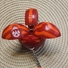 Bakugan Dragonoid Red Pyrus Drago Mega Keychain Battle Brawlers