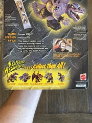 1997 Mattel Extreme Dinosaurs Savage STEGZ War Paint Warriors – New In Package!