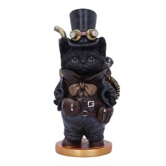 Nemesis Now Steamsmith’s Cat 19.5cm, Black