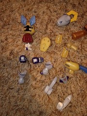 MEDABOTS METABEE 6″Figures Lot Of 3. Incomplete Or Parts Hasbro 2002 Rare.