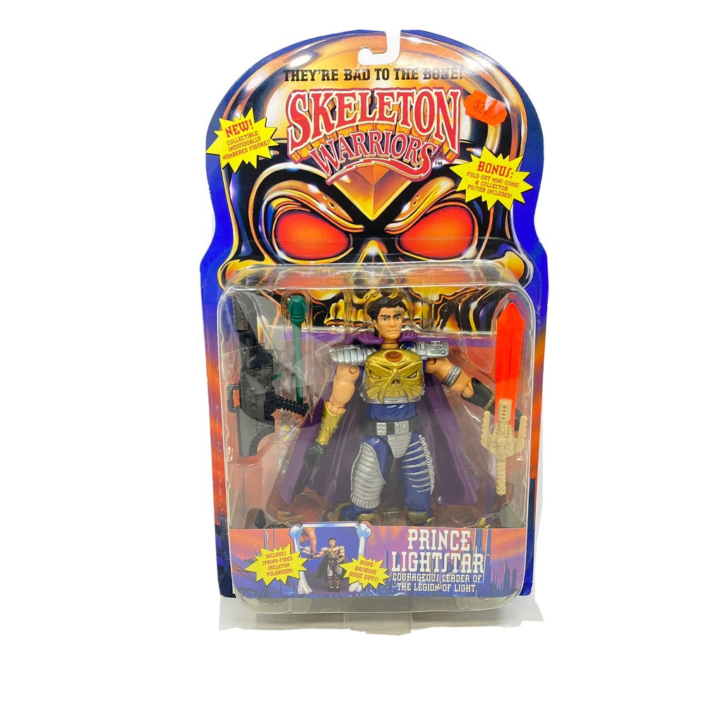 Playmates Skeleton Warriors Prince Lightstar Leader Of The Legion Of Light 1994
