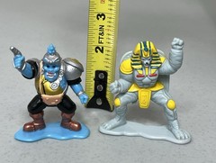 Mighty Morphin Power Ranger SQUATT & KING SPHINX Space Alien 1993 Vtg Figure Lot