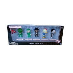 Tube Heroes Figure Mini Gaming Pack Minitures Toy # 10176 Lot of 5 NEW DMG PKG