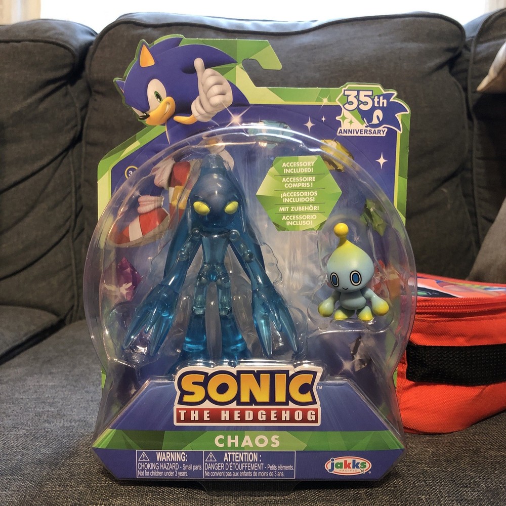 Sonic 35th Anniversary Chaos with Chao 4.75″ Figure NIB
