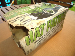 RARE 1967 Rat Patrol Jeep Desert Army Vehicle + Figures + Box + Accessories Marx