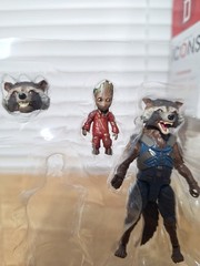 Marvel Legends Guardians Of Galaxy Vol 2 Rocket Raccoon Little Groot Mantis BAF