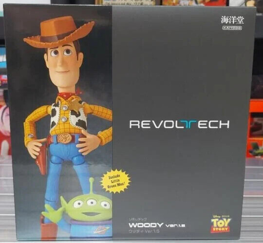 Kaiyodo Legacy of Revoltech Toy Story Woody Ver 1.5 Action Figure New In Hand