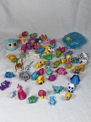 Littlest Pet Shop Rolleroos Hatchinmals Toy Figure LOT Miniatures Disney LPS