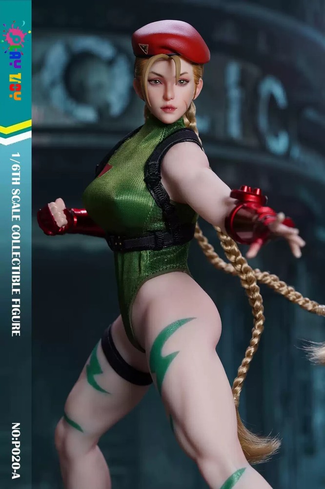 PLAY TOY Cammy White Street Fighter 1/6 Action Figures Skeleton body 12” VER. A