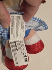 Jazwares – Wizard Of Oz – Dorothy 8″ Plush Red Slippers 2025 Warner Bros. – New
