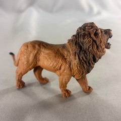 Lot of 7 Toy Animal Figures tiger lion leopard rhino dog terra brooklyn lollipop