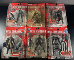 Metal Gear Solid 2 McFarlane Toys All x 6 Figures Complete MOC Hideo Kojima