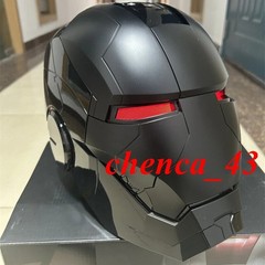 US Now!!! Black Iron Man MK5 Helmet Deformable Voice Control Wearable Mask Boxed