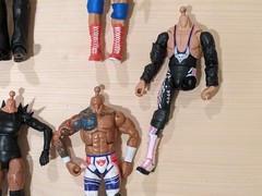 WWE Figures Parts Lot Damaged Missing Parts Flaws No Heads Mixed Elite & Regular