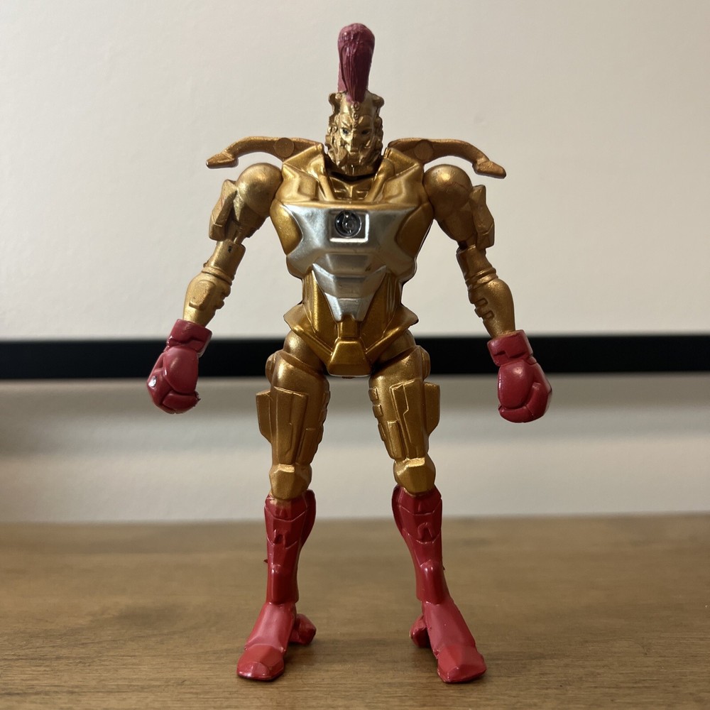 JAKKS Pacific Real Steel Midas Light Up Robots Action Figure 5″ 2011 Works