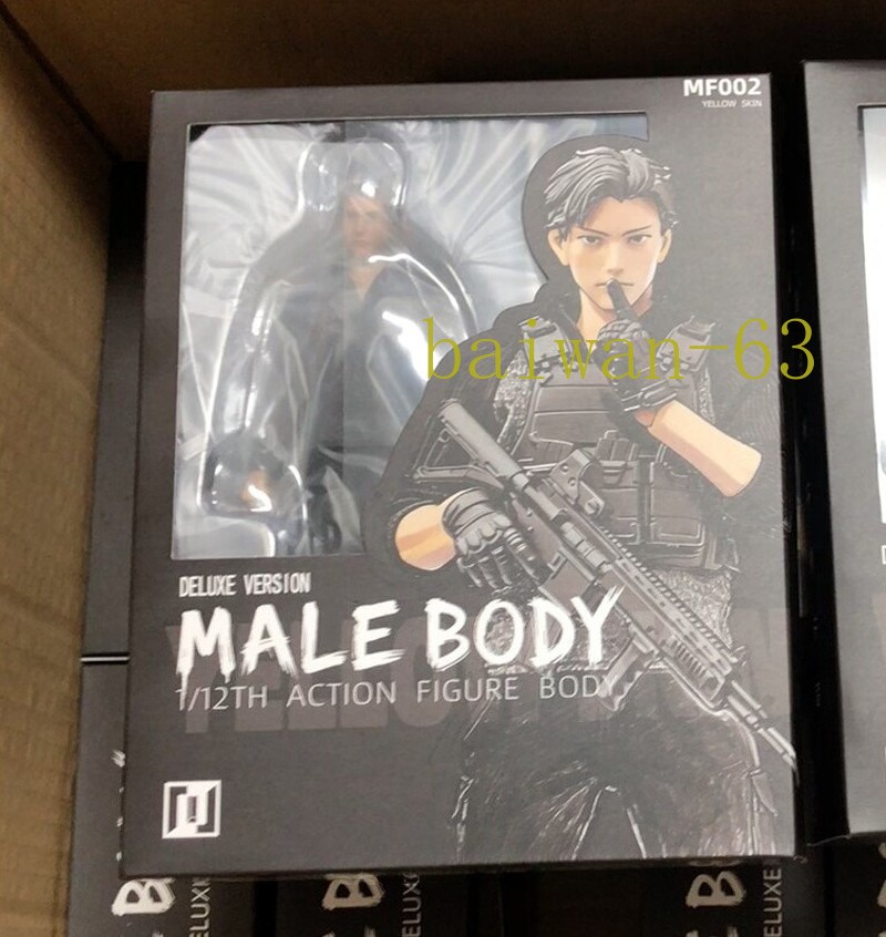 Mirrfig MF002 Yellow Skin Deluxe Ver. 1/12 Lean Male Action Figure Body In Stock