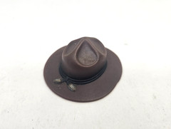 2″ Scale Soldier Sergeant Hat Model for Figure Doll Toys Brown