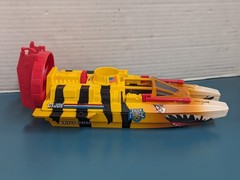 GI Joe Tiger Shark Force 1988 Vehicle ARAH Boat Hasbro Figure Near Complete