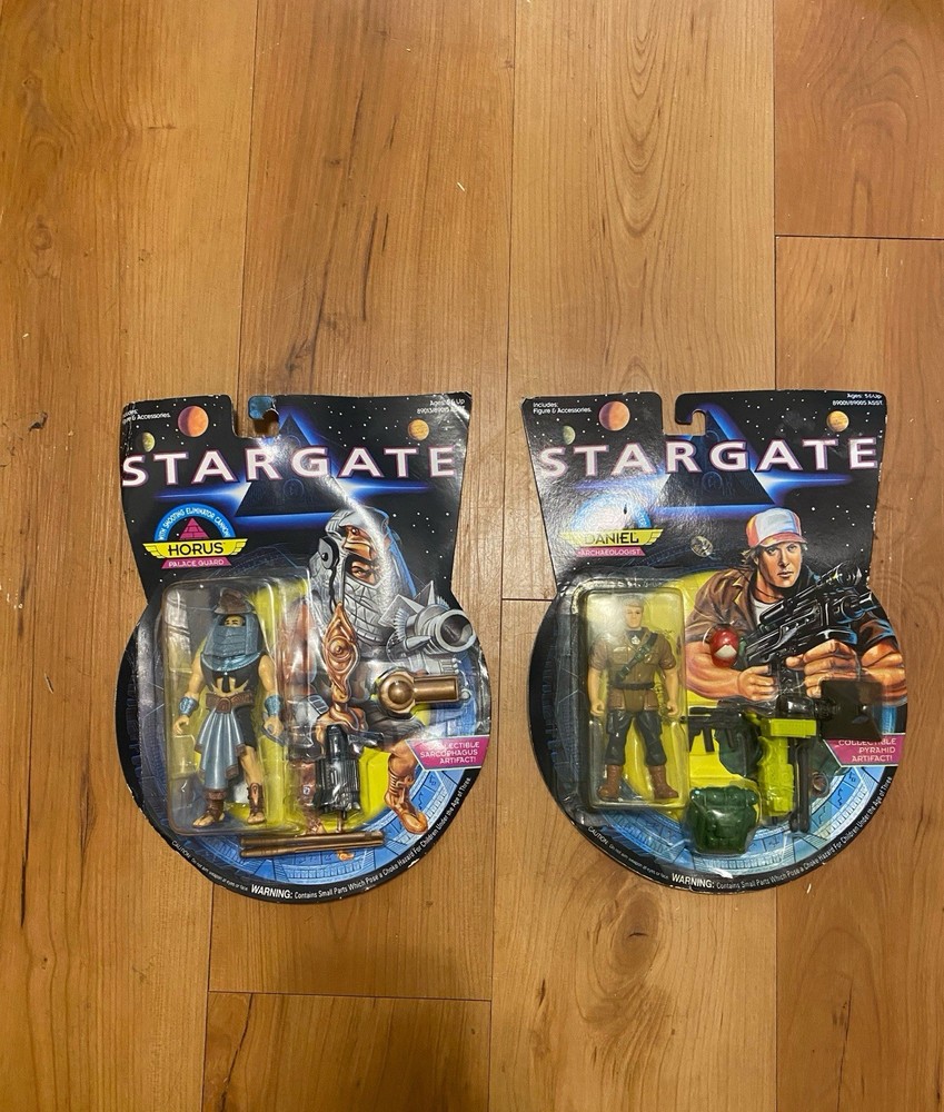 Stargate Movie Action Figures Horus And Daniel Lot Unopened