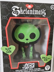 Lot Of 2 Skelanimals Glow In The Dark Jack and Maxx Collectible Vinyl Figures