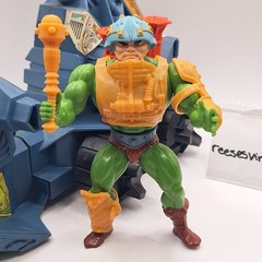 Vtg BATTLE RAM & MAN-AT-ARMS Motu Masters Of The Universe action Figures N-2