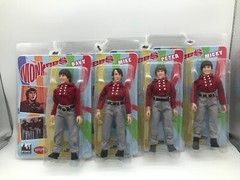 The Monkees 8 Inch Action Figures: RED Band Outfit: Set of all 4 NEW