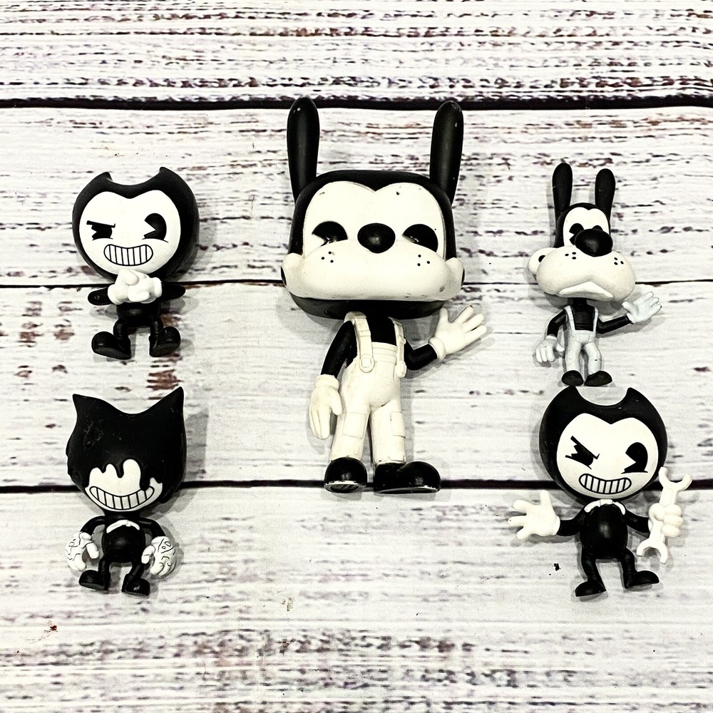 The Meatly Games Bendy and the Ink Machine Phatmojo Joey Drew Action Figure Lot