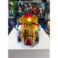 Iron Man Helmet MK17 Cosplay Mask Wearable 1:1 Voice Control Prop English Ver.