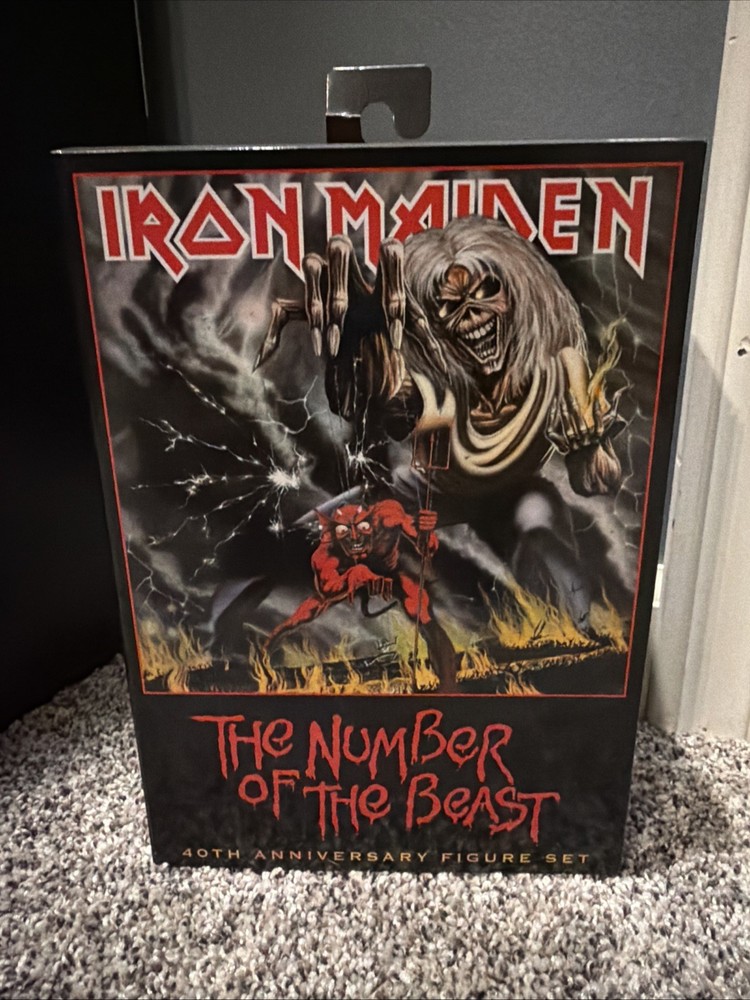Iron Maiden NECA Figure Ultimate Number of the Beast 40th Anniversary Sealed