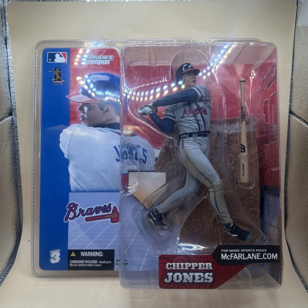 CHIPPER JONES Atlanta Braves McFarlane MLB Series 3 Baseball Figure