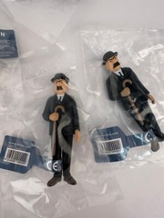 Original The Adventures of Tintin Action Figures 6 PCS Set Toy Cake Toppers NEW