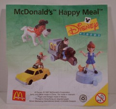 RARE 1996 Tito Taxi 3.25″ McDonald’s EUROPE Action Figure Disney Oliver Company