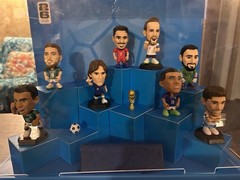 FIFA Soccer Mini Figure Set with World Cup Trophy & Soccer Ball, Multicolor