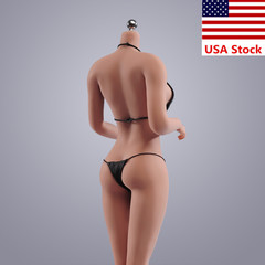 1/6 Female Suntan Russian Special Combat Girl Head+Flexible Figure Body Toy