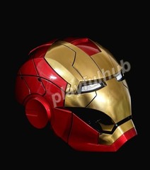AutoKing Iron Man MK5 Helmet Mask Jarvis Voice-control Open-close Light-up Mask