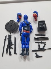 Gi Joe Black Major Snake Eyes Cobra Invasor Trooper Rip It Colorway 3.75 Figure
