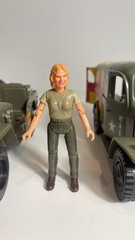 Vintage M.A.S.H Mash Medical Unit Ambulance & Jeep w Hot Lips Figure 1981