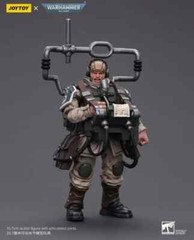 JOYTOY Warhammer 40k Astra Militarum Cadian Veteran with Master Vox (US In-Stock