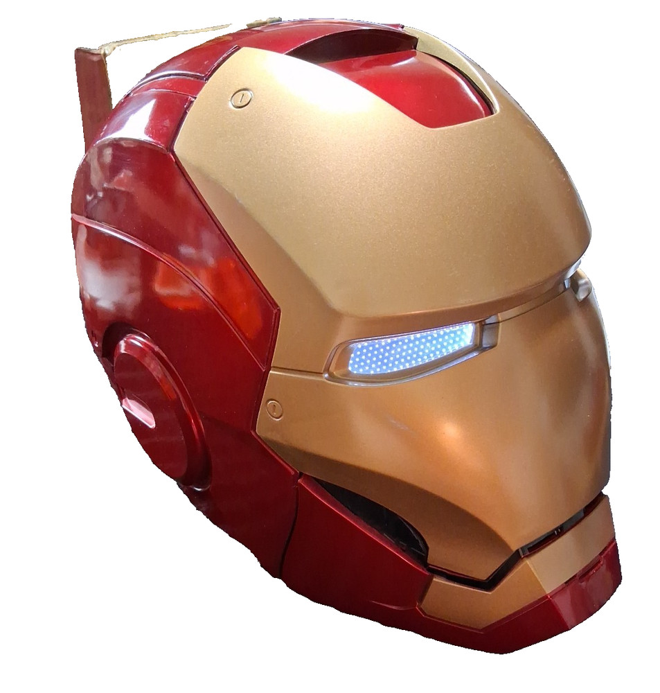 Marvel Legends Series Iron Man Electronic Helmet Tested & Working!