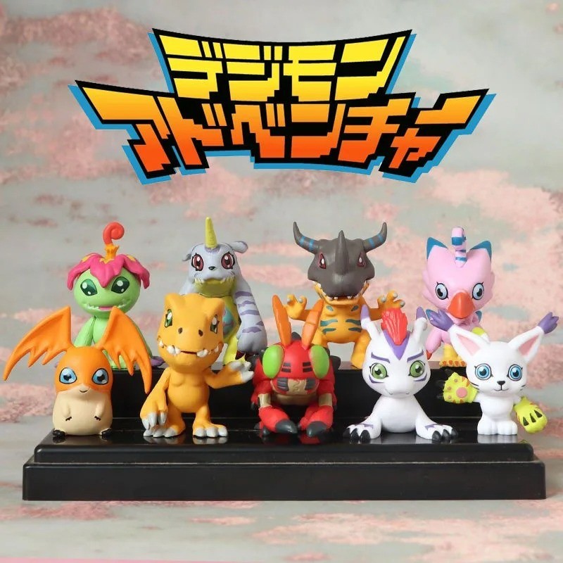 9 Pcs/set Japan Anime Digital Monster Digimon Figure Toys