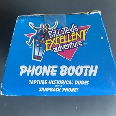 Vintage 1991 Kenner Bill & Ted’s Excellent Adventure Phone Booth Opened Unused